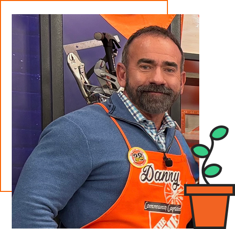 DannySrSpecialist Kendra, Pro Experience Manager at The Home Depot, who began her career as a part-time cashier.