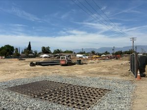 Early phases of construction on the new 42-unit multifamily project that Solange is helping bring to life.